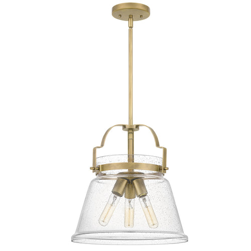 Elstead Quoizel Wimberley Koepel Hanglamp Plafondlamp Verweerd Messing