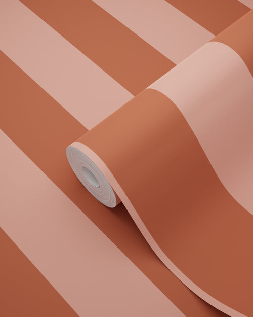 ESTAhome behang strepen roze - 0.53 x 10.05 m - 131923