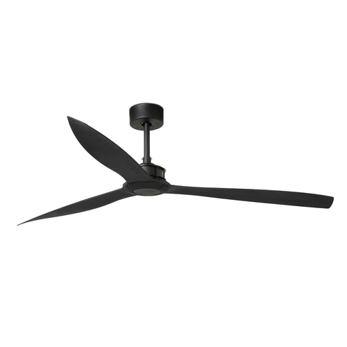 Faro Just Fan - Mat zwarte plafondventilator 3 bladen met DC motor 178cm