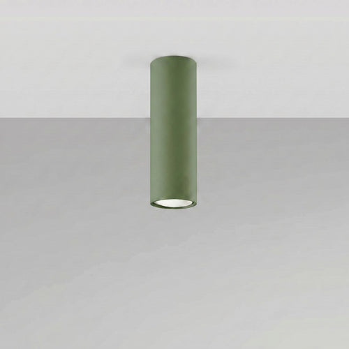 Sollux Lighting Plafondlamp LAGOS 20 olijfgroen - 6x6x20cm