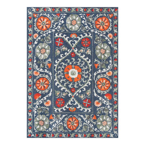 Louis De Poortere vloerkleed Nordic - blauw - 140x200cm - vtwonen shop