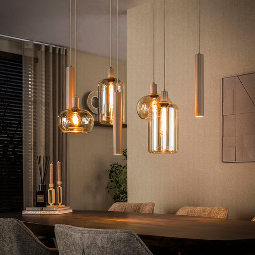 Giga Living Hanglamp Serene - Beige - 110x45x150cm