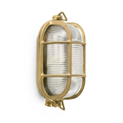 Faro Cabo - 1 Light Outdoor Bulkhead Wandlamp Messing IP65, E27