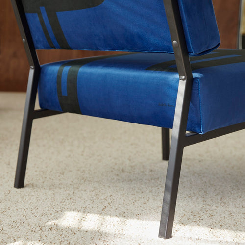 Tikamoon Blauwe Franse fauteuil - Blauw - vtwonen shop