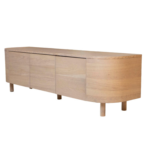 DÉJA Living Tv-meubel Torsby - Naturel Hout - 160x40x35cm