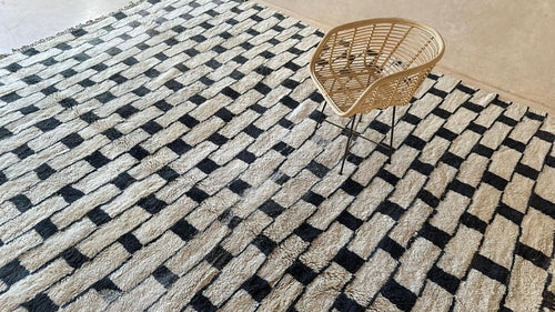 AFK Living vloerkleed ELYA - handgemaakt - Wol - 140 x 200 cm