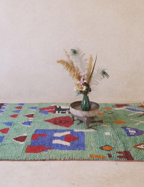 AFK Living vloerkleed Berber - handgemaakt - Wol - 167 x 278 cm