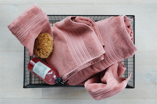 Beddinghouse Care Cotton - Handdoek - 60x100 cm - Set van 3 - Steenrood - vtwonen shop