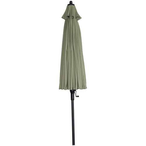Manilla parasol - Ø250 cm - carbon black - olijf