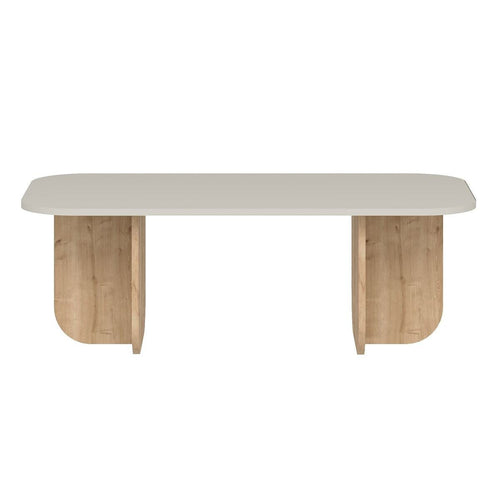 Calicosy - BECAJ Rechthoekige salontafel - Eiken - 60x120x41,4 cm