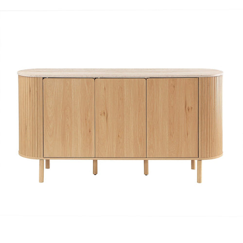 Calicosy - Dressoir HELIOS - licht hout 160x40x80 cm