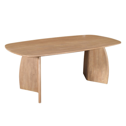 DÉJA Living Eettafel Majada - Deens Ovaal Naturel Mangohout - 200x100x76cm - vtwonen shop