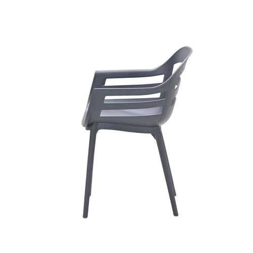 Garden Impressions tuinstoel Sunny donker grijs - set van 4 - vtwonen shop