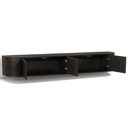 Livingfurn tv-meubel Novero Zwevend - bruin - 35x220x33