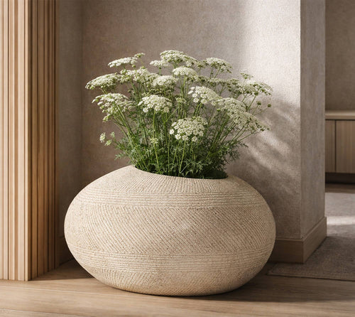 Mauro Ferretti pottenhouder - 54,5x42,5x30 cm - crème