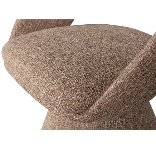 WOOOD draaibare eetkamerstoel Winter - Naturel Melange - 80x63x57 - vtwonen shop