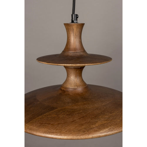 Dutchbone Cath Hanglamp 34 cm (S) Hout Bruin - vtwonen shop