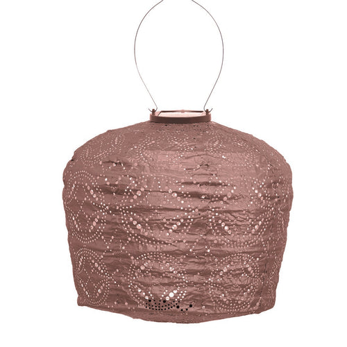 Lumiz solar lampion – mandela arch – 30 cm – mocha mousse