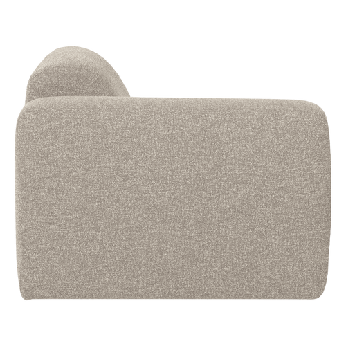 WOOOD 1-zits bank arm links Mojo Base - Bouclé - Beige - 74x105x97