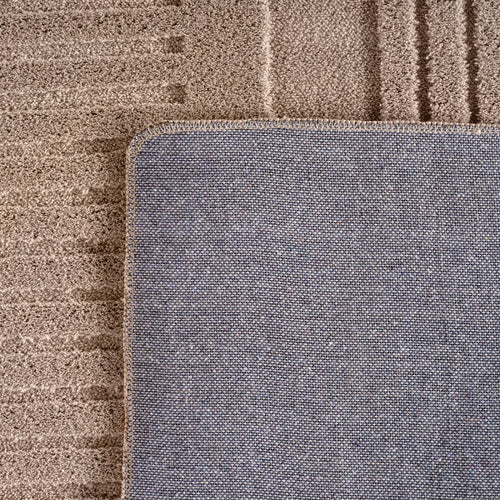 Mrcarpet Vloerkleed Scandinavisch taupe hoog/laag Rosa 240 x 340cm