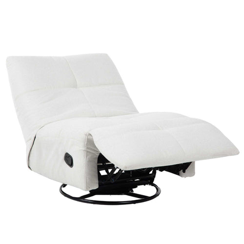 StarFurn Fauteuil Lazy - Naturel Stof - Draaibaar & Relaxfunctie