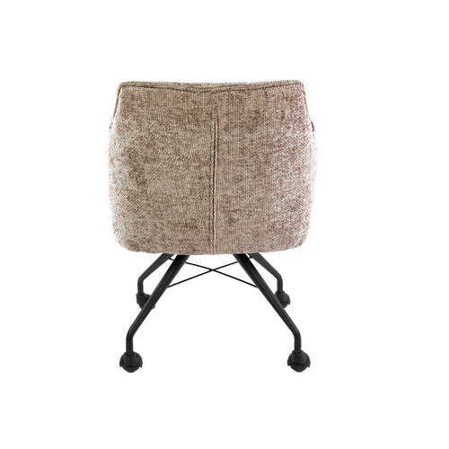 Giga Meubel Eetkamerstoel Hoven - Zand - Incl. Wieltjes - Set van 2 - vtwonen shop