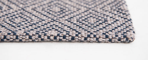 Jackies vloerkleed 8605 Diamond - Zwart - 140 x 200 cm
