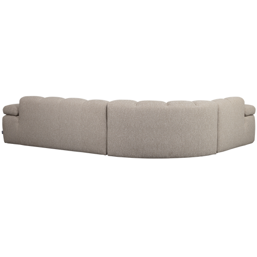 WOOOD hoekbank links Mojo - Bouclé - Beige Melange -74x310x230 - vtwonen shop