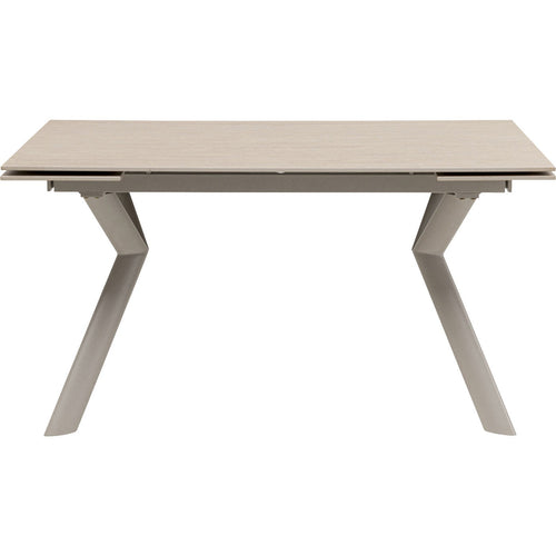 Kare Design Uitschuifbare Eettafel Xenia Travertino 200x80cm