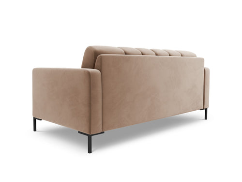 Cosmopolitan Design Bank Bali 2-zits, flueel, beige - 96x152x75cm