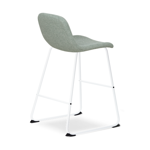 Nolon Nino-Mats Barkrukken Set van 2 - Zacht groen - Wit - 65 cm - vtwonen shop