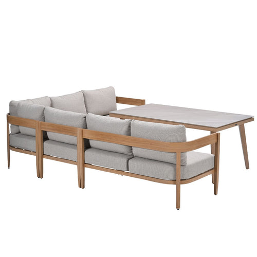 Garden Impressions lounge dining set San Mauro napoli sand - 6-delig - vtwonen shop