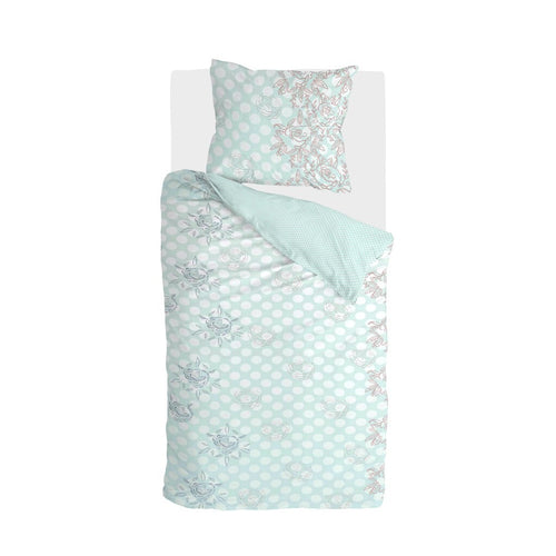 Walra - Dekbedovertrek Dreamy Dots - 140x220 cm - Licht Blauw - vtwonen shop