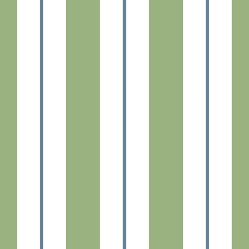 ESTAhome behang strepen groen en blauw - 50 x 900 cm - 131677