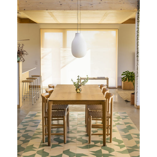 Faro ISABELLE 31cm Globe Hangende Plafondlamp Mat Wit