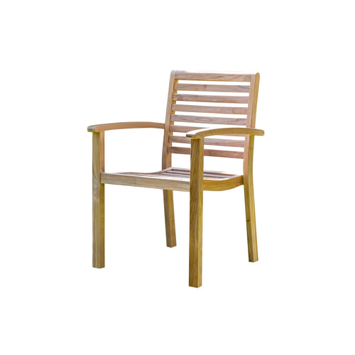 Tikamoon Andria - Massief teakhouten tuinstoel - Naturel