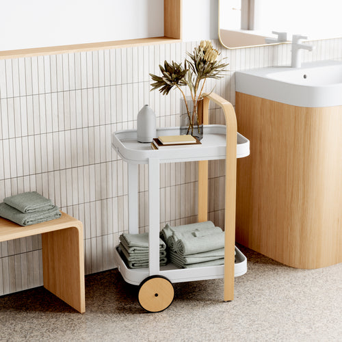 Umbra Bellwood bartrolley met opbergplek - vtwonen shop