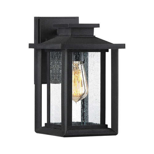 Elstead Quoizel Wakefield Outdoor Wandlantaarn Aarde Zwart, IP44