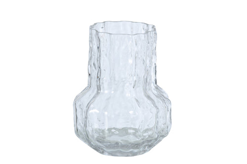 J-Line vaas Onregelmatig - glas - transparant