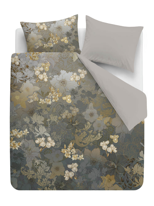 Kardol Dekbedovertrek Flornatus - 260 x 200/220 cm - Olive Green