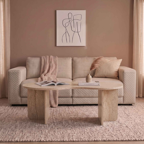 Calicosy - Salontafel MOSS - Donker hout 110x60x40 cm