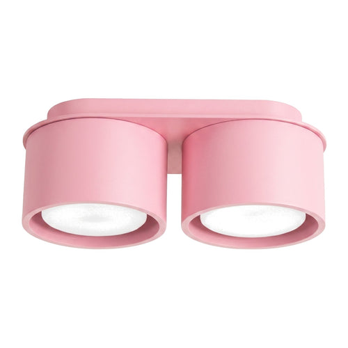 Sollux Lighting Plafondlamp MODO 2 roze Gx53 - 21x10x8cm