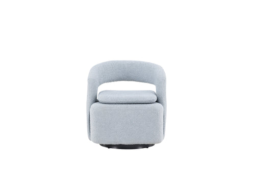 Rebellenclub fauteuil akando - licht blauw bouclé - vtwonen shop