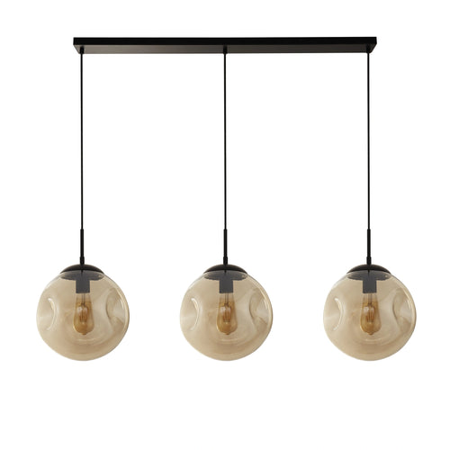 Searchlight hanglamp Punch - 3 lichts - 121  x 120   cm - zwart