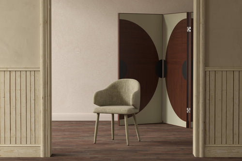 Rebellenclub  Ulholm Eetkamerstoel - Set van 2 - Beige