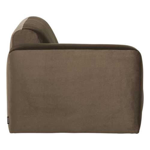 WOOOD 2-zits bank arm links Mojo Base - Velvet - Taupe - 74x185x97