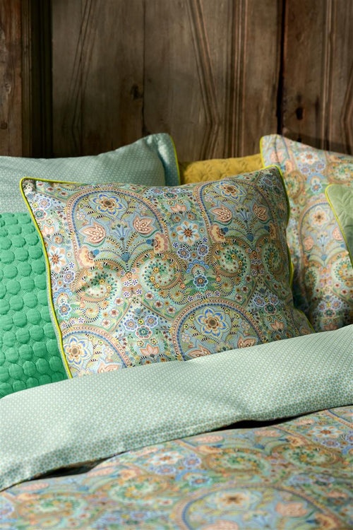 Pip Studio decoratiekussen Kikoy Square - 35x60 cm - groen - vtwonen shop