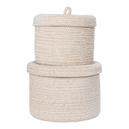 Artichok Camille Katoene Manden Set van 2 - Beige - vtwonen shop