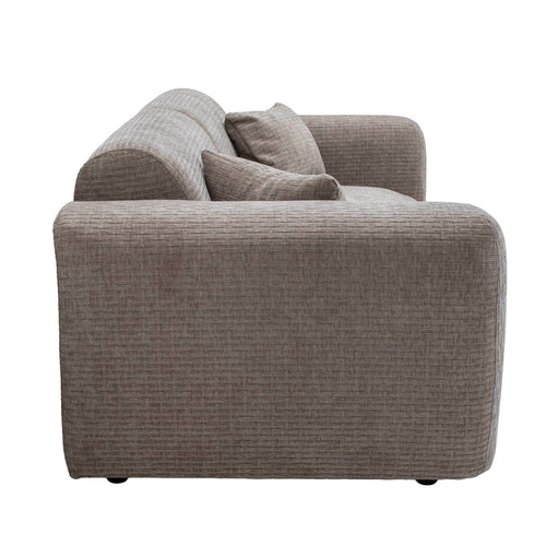 Giga Meubel 2-Zits Bank Dijon - Taupe Stof - 205x100x73cm - vtwonen shop