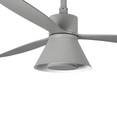 Faro Amelia Grote kegel led grijze plafondventilator, 6 snelheden